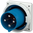 Mennekes - 3704,63A4p9h 230V Panelmontert apparat Inntak IP67 forniklede kontakter