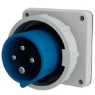 Mennekes - 839,16A4p9h 230V Panelmmontert apparat Inntak IP67 forniklede kontakter
