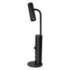 SG Armaturen - TUBE MICRO TABLE SORT 2700K BORD- LESELAMPE USB A+C DIMBAR