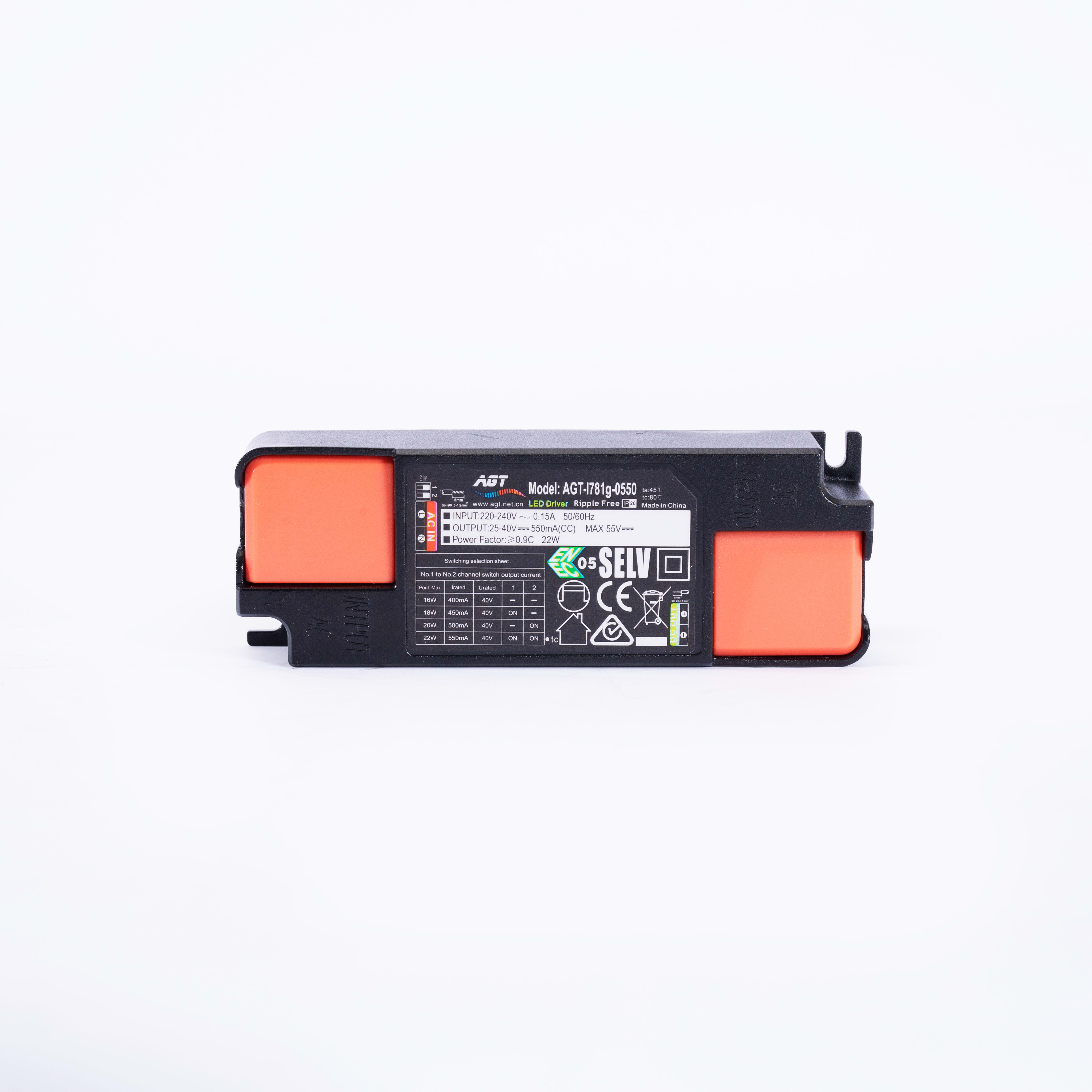 Unilamp - SWITCH LED DRIVER 550MA/20W LP KABEL/PLUGG 2 METER