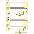 NOBY - Relémodul 2x2, 10-30VDC, skruterminaler
