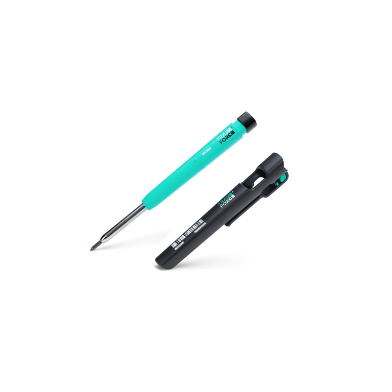 TradeForce - Merkepenn med bly som skriver på de fleste materialer. Med hylster og spisser.