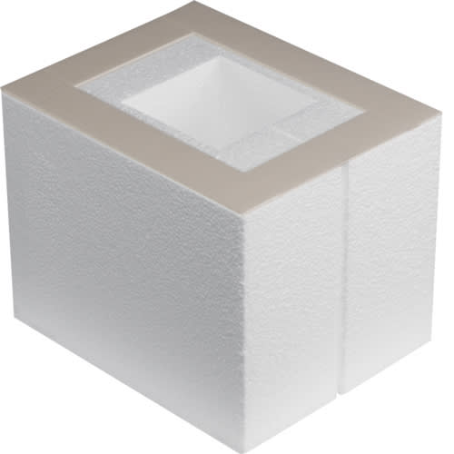 Hager - Isopor nedstøping, VE09 200x253mm H=200m