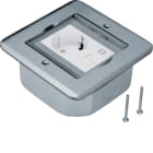Hager - Gulvboks med skyvelokk, 1 stikk og RJ 45 BSFRJ45R45E