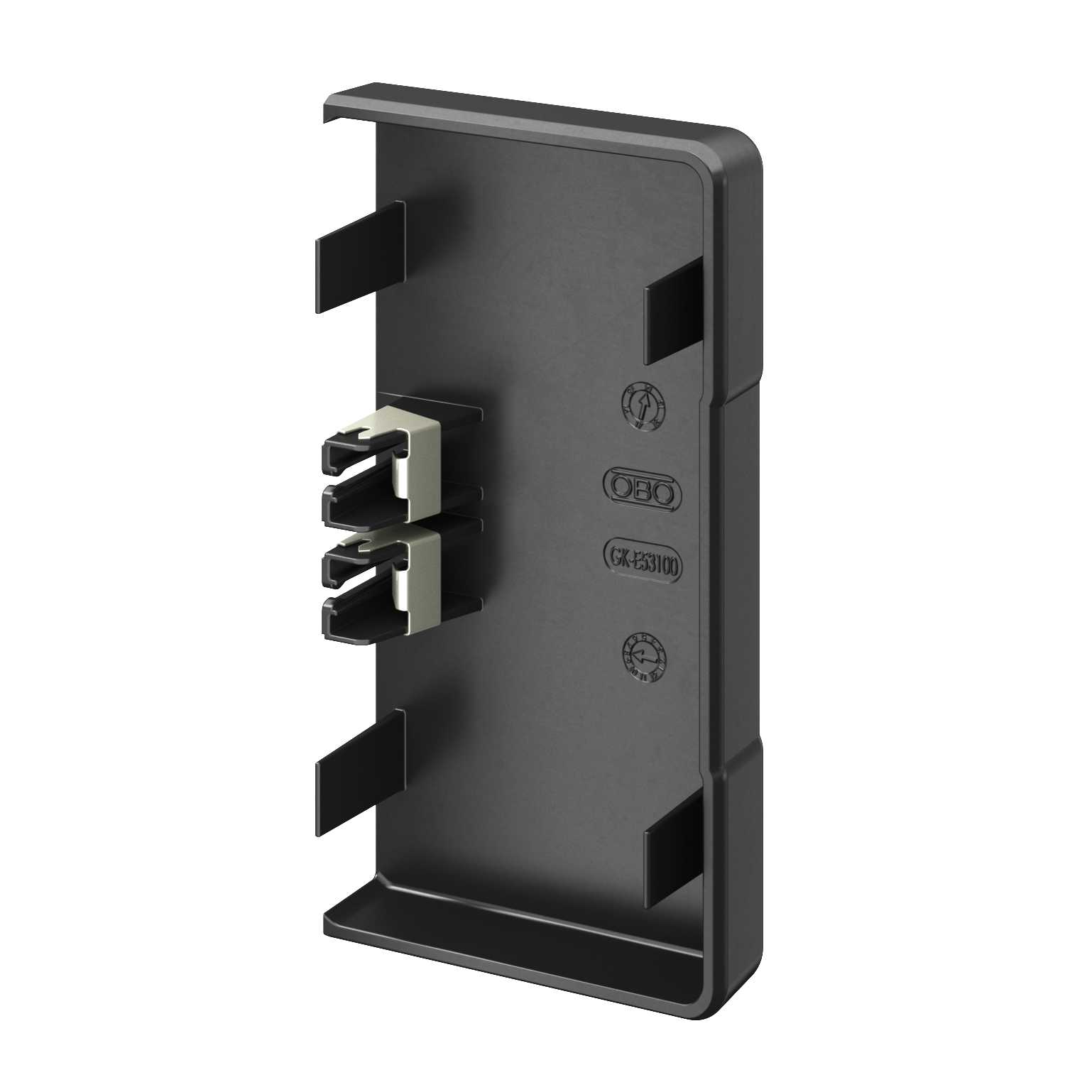 OBO BETTERMANN - Endestykke GK-E53100SW svart