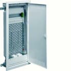 Hager - Volta mediabox, for innfelt montasje. 4-rad, inf.mål h720 b315 d90mm, ytre mål h755 b348 d95mm