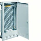 Hager - Volta mediabox, for innfelt montasje. 3-rad, inf.mål h595 b315 d90mm, ytre mål h630 b348 d95mm