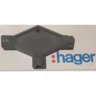Hager - Universalnøkkel 3-veis i plast til Hager univers skap. Tverrspor 14mm, tre- og firkant 8mm