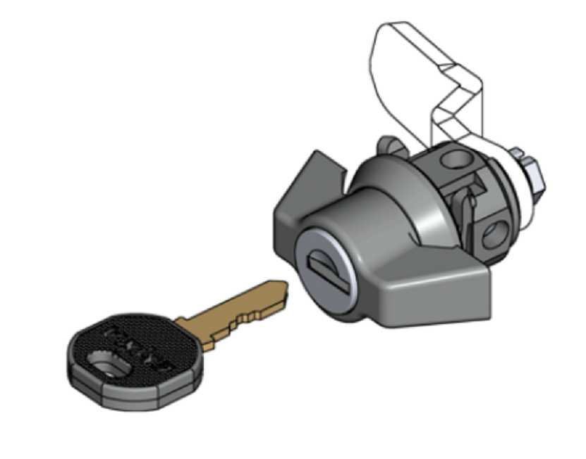 Hager - Låsbar vrider til FT7xEW skap