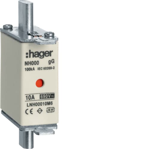 Hager - NH sikringer gG, 00-1-2-3, 10-400A, 690VAC
