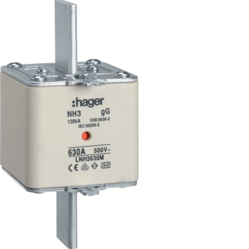 Hager - NH sikringer gG, 3, 425-630A, 500VAC