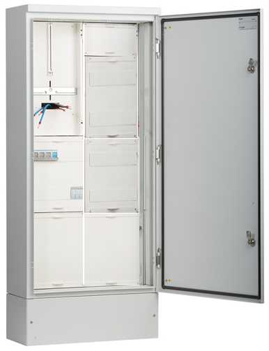 Hager - Tks 1xfbygg+xtrafelt,IT,sv-br