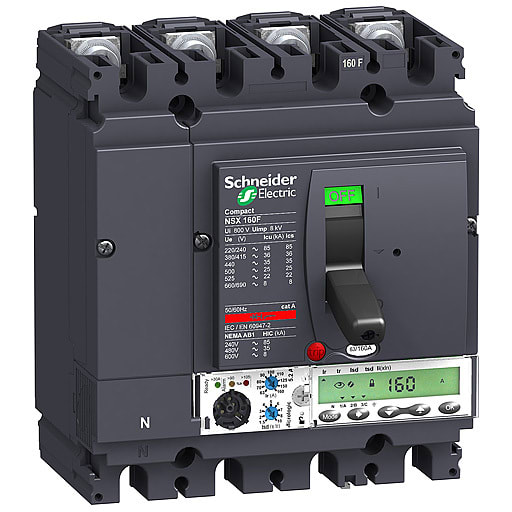 Schneider Electric - LV430805 NSX160H M.logic 5,2 A 100A 4P