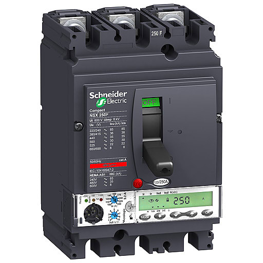 Schneider Electric - LV431795 NSX250H M.logic 5,2 A 250A 3P