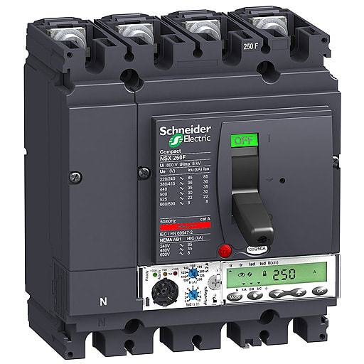 Schneider Electric - LV431887 NSX250N M.logic 5,2 A 100A 4P