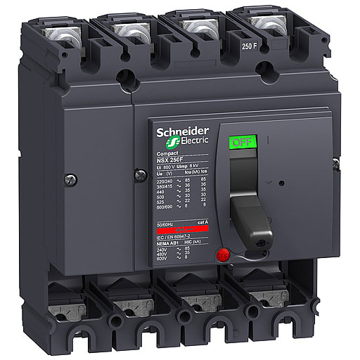 Schneider Electric - LV431410 Compact NSX250L 4P uten vern
