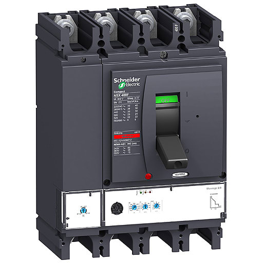 Schneider Electric - LV432708 NSX400N M.logic 2,3 250A 4P