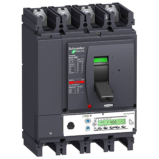Schneider Electric - LV432700 NSX400N M.logic 5,3 A 400A 4P