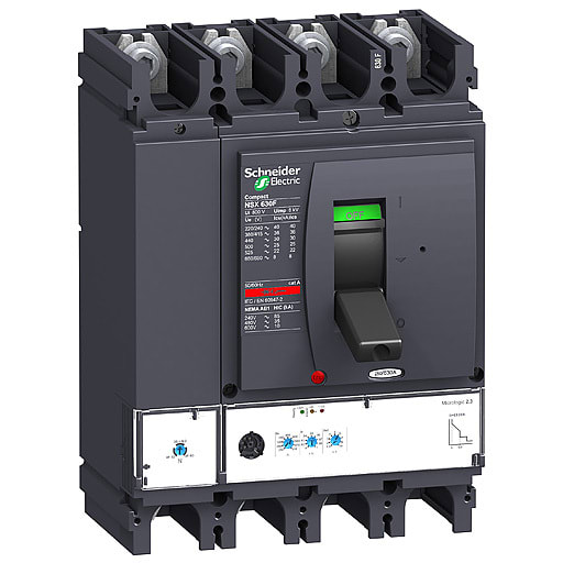Schneider Electric - LV432894 NSX630N M.LOGIC 630A  EFFEKTBR 4 POLT M/VERN NSX