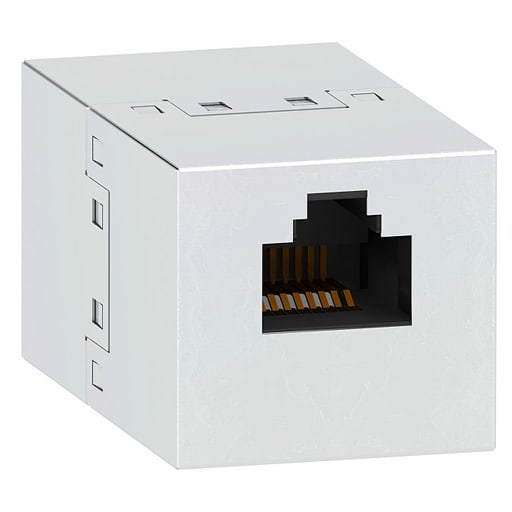 Schneider Electric - TRV00870 RJ45 skjøtekont. hun/hun 5stk