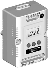 Schneider Electric - NSYCCOTH30VID Thermostat 0-60°C 2NC