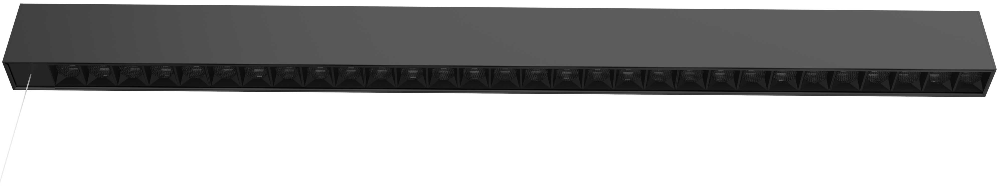 Aneta Lighting - PURE PENDANT 40/1200 SORT KONTOR PENDELARMATUR 4800lm
