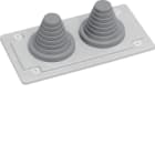 Hager - Plastflens IP55 2x23-55mm kab
