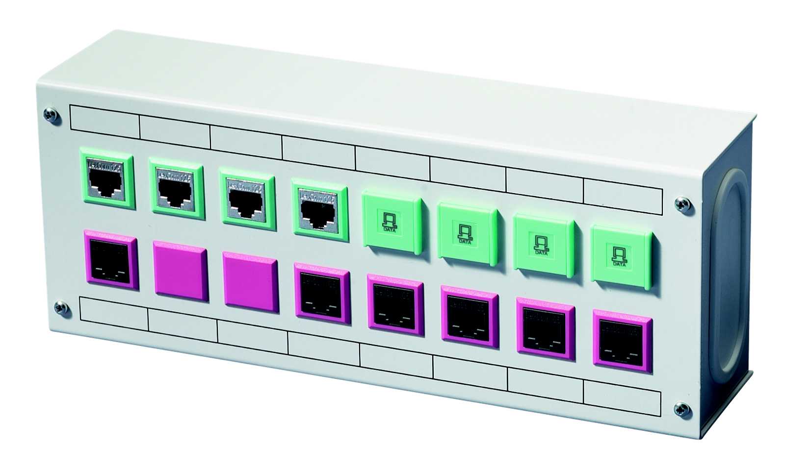 LK A/S - Actassi patchbox 2 rader 16 po 208K9020