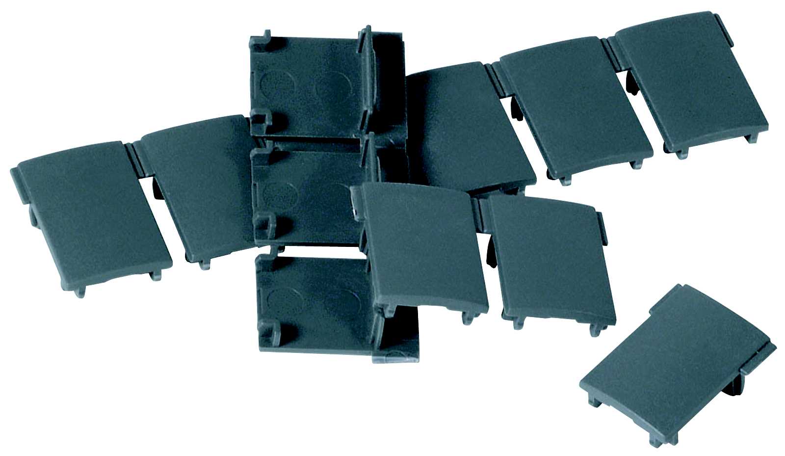 LexCom - 306180061 Blindpropp panel, 6xRJ, grå