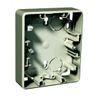 Schneider Electric - Exxact påveggskappe dobbel stikk (22mm) metall
