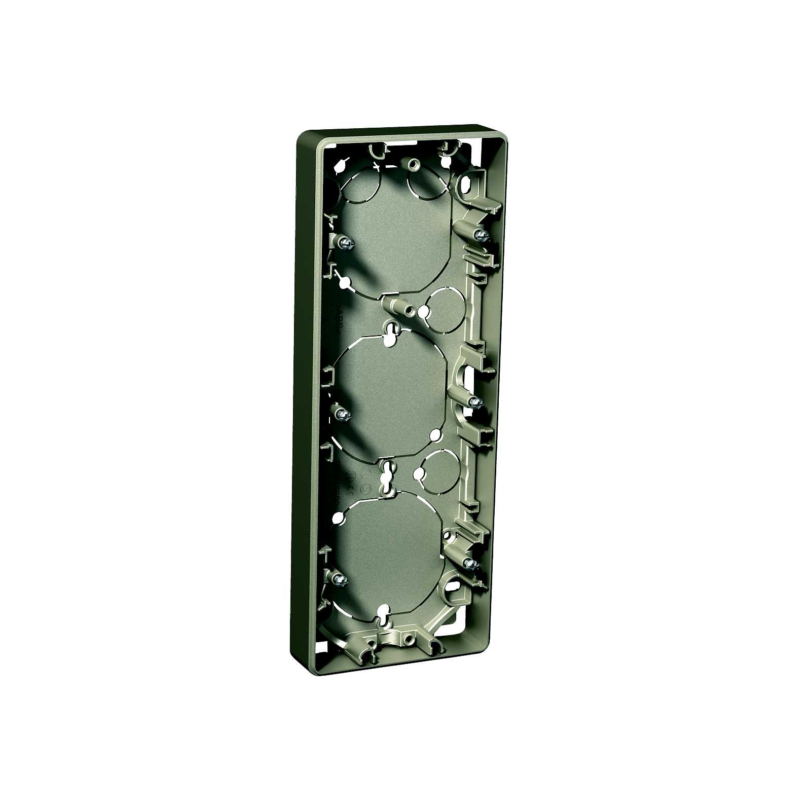 Schneider Electric - Exxact 3* Påvegg-kappe 21mm metall