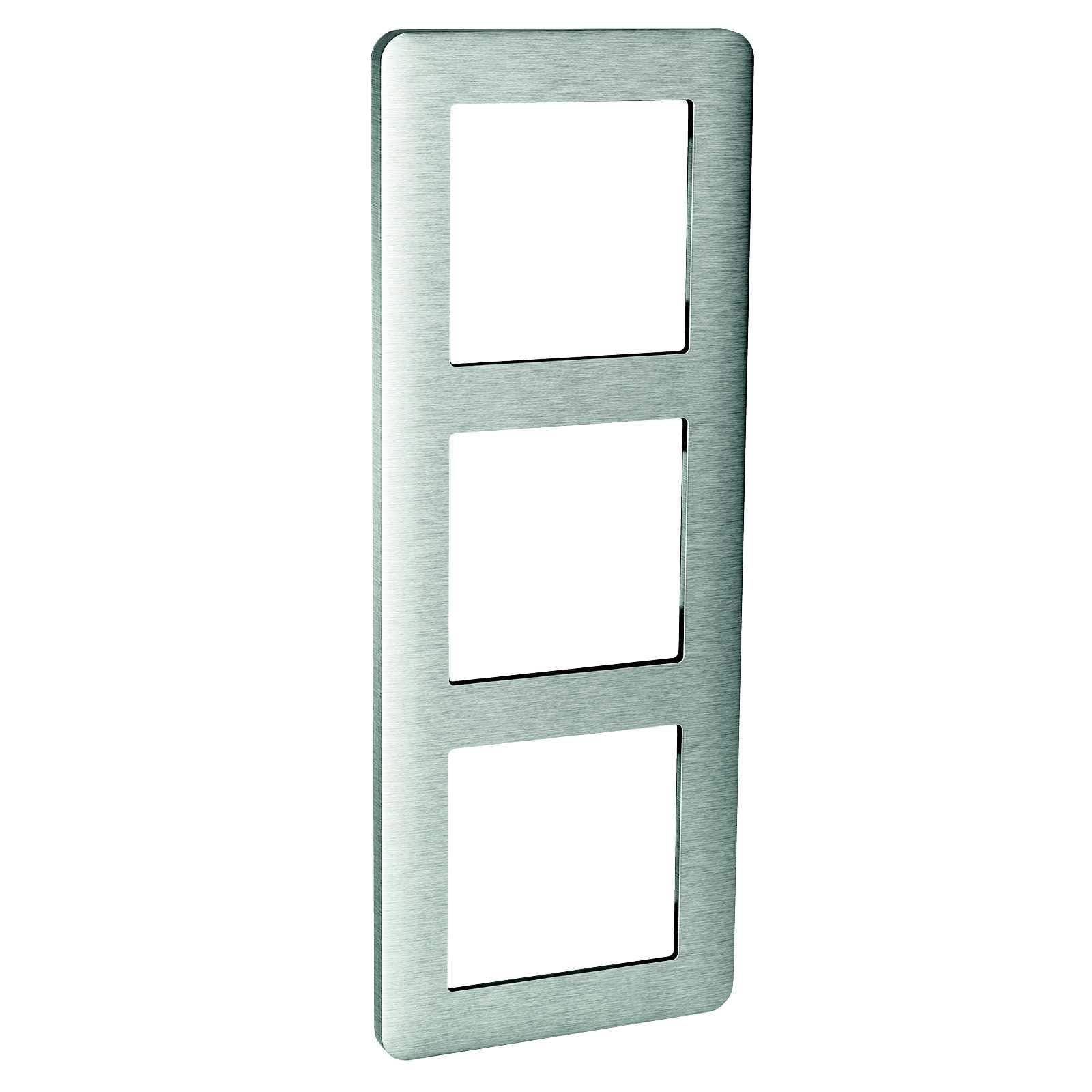 Schneider Electric - Exxact 3*rammefront Solid stål