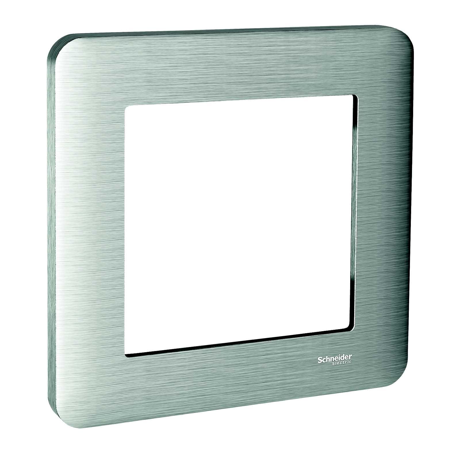 Schneider Electric - Exxact 1*rammefront Solid stål