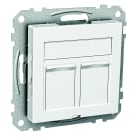 Schneider Electric - Exxact S-skive LexCom rett Hvit