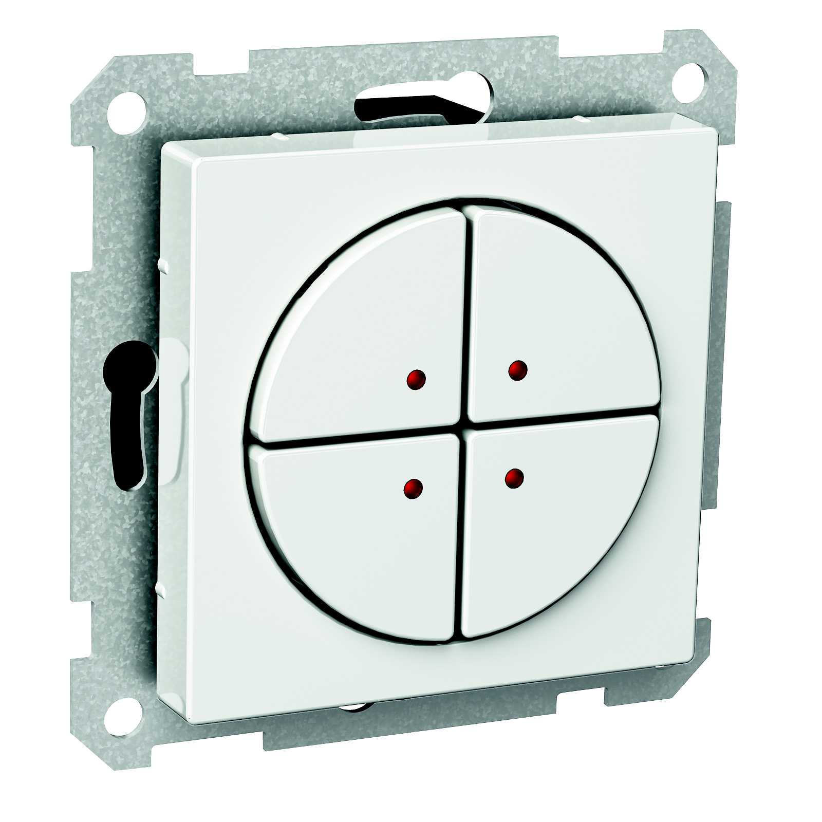 Schneider Electric - WDE002394 Exxact svakstr.knapp 4K m/LED