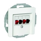 Schneider Electric - Exxact høytaleruttak hvit