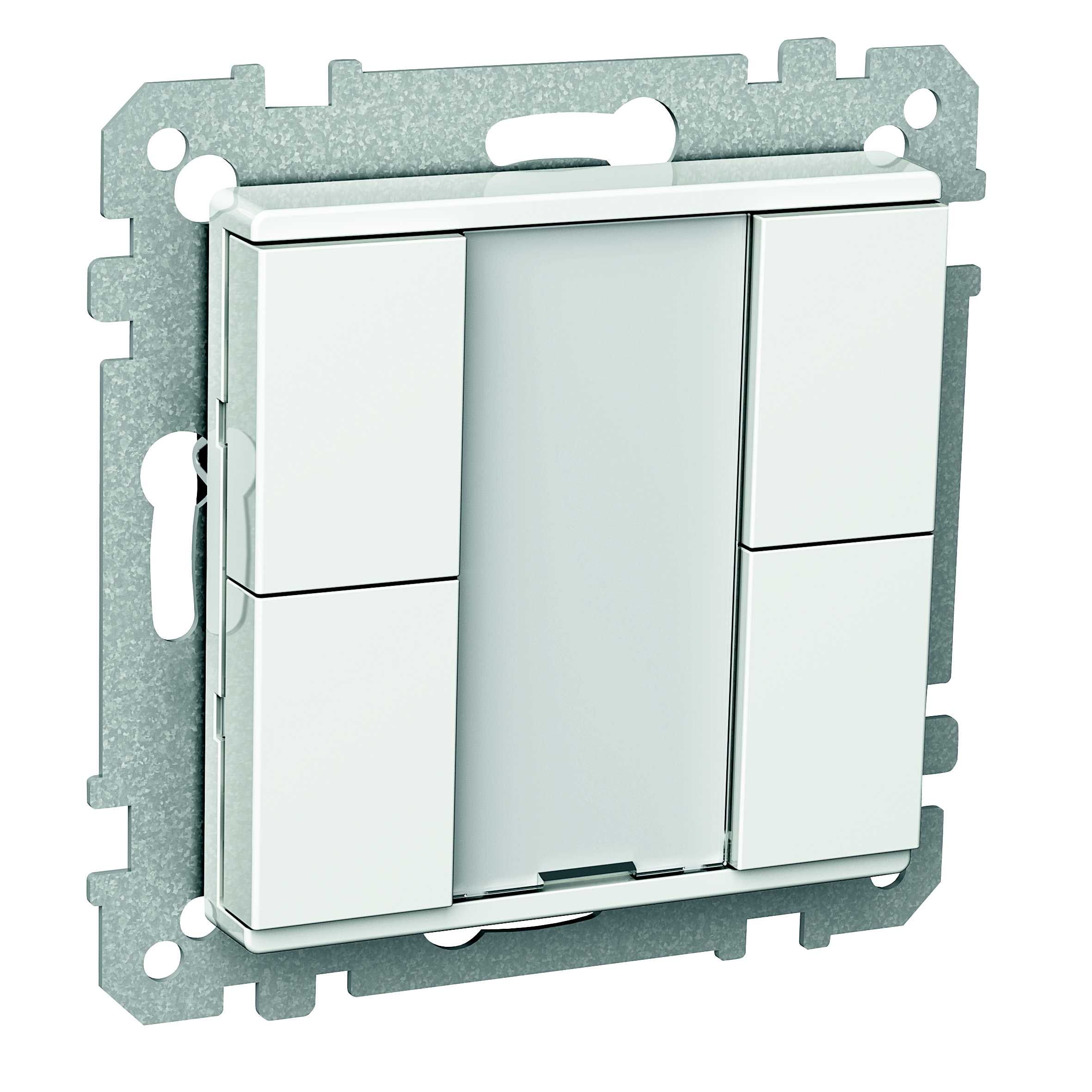 Schneider Electric - WDE002933 Exxact KNX trykk 4-knapp hvit