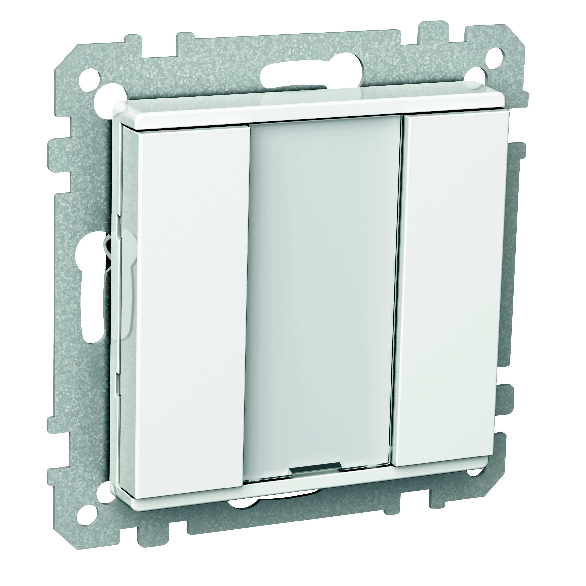Schneider Electric - WDE002931 Exxact KNX trykk 2-knapp hvit