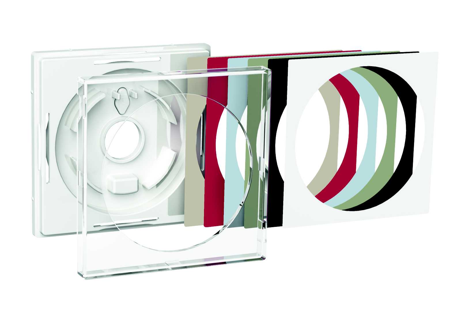 Schneider Electric - Exxact senterplate for dimmer med transparent front og innlegg