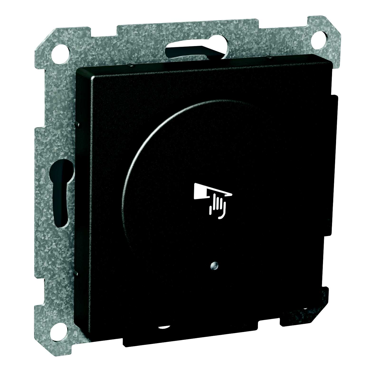 Schneider Electric - Exxact dimmer med trykknapp universal 400W/VA, antrasitt