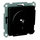 Schneider Electric - Exxact dimmer med trykknapp universal 400W/VA, antrasitt