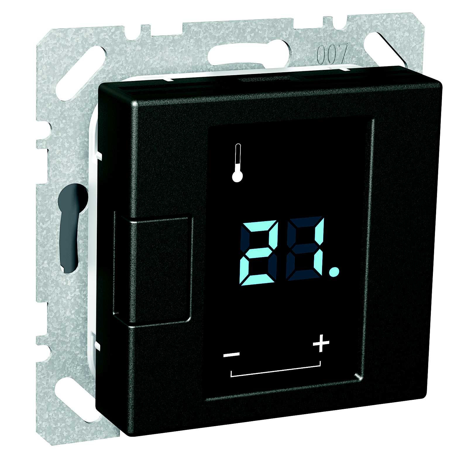 Schneider Electric - Exxact termostat med touch-skjerm, universal versjon antrasitt