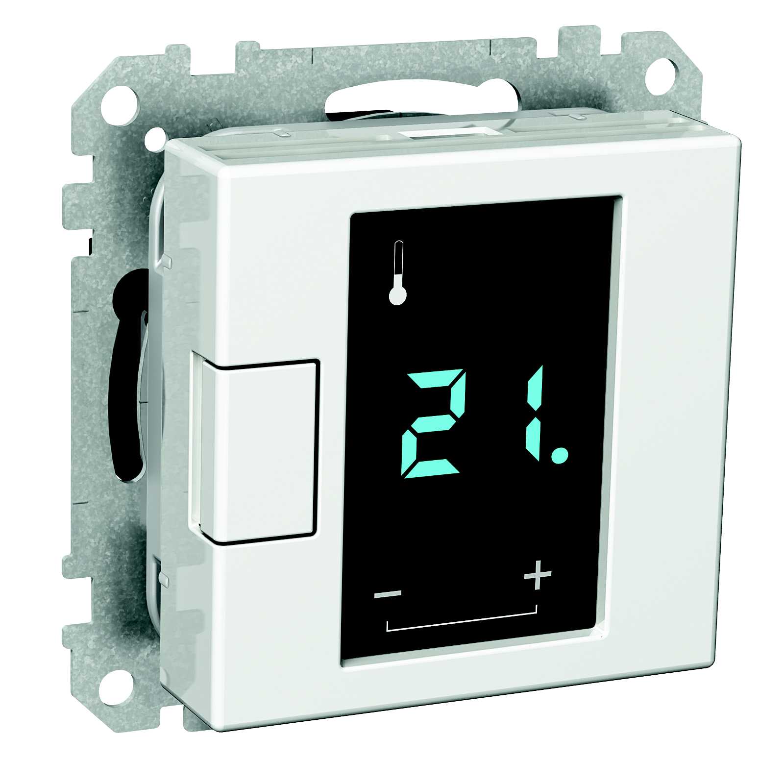 Schneider Electric - Exxact termostat med touch-skjerm universal versjon hvit