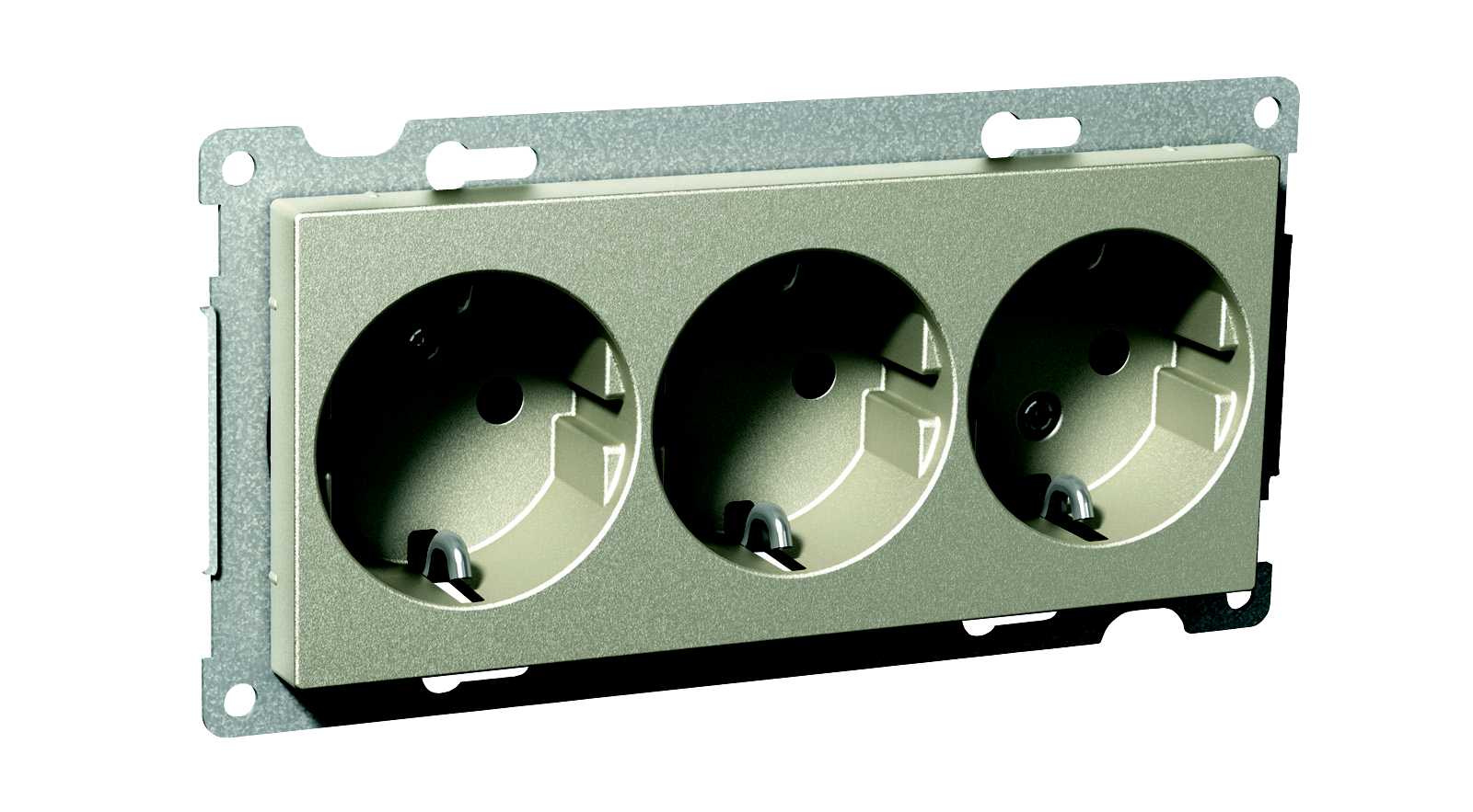 Schneider Electric - Exxact 3-stikk m/j+bv sk met