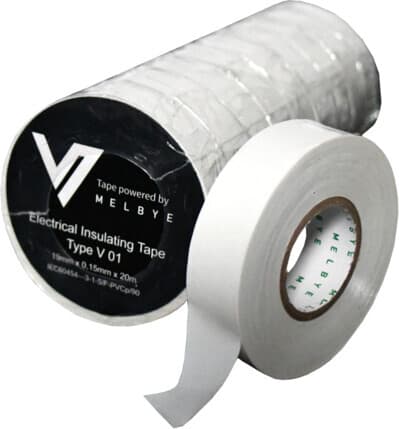 Melbye - Tape Hvit PVC