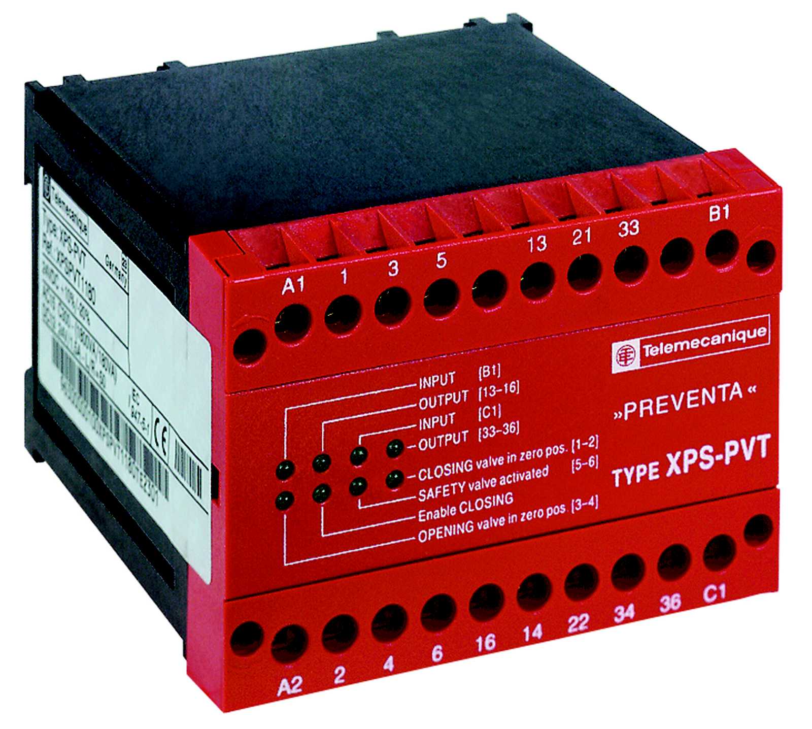 Schneider Electric - XPSPVT1180 SIKKERHETSMODUL FOR VENTILPOS