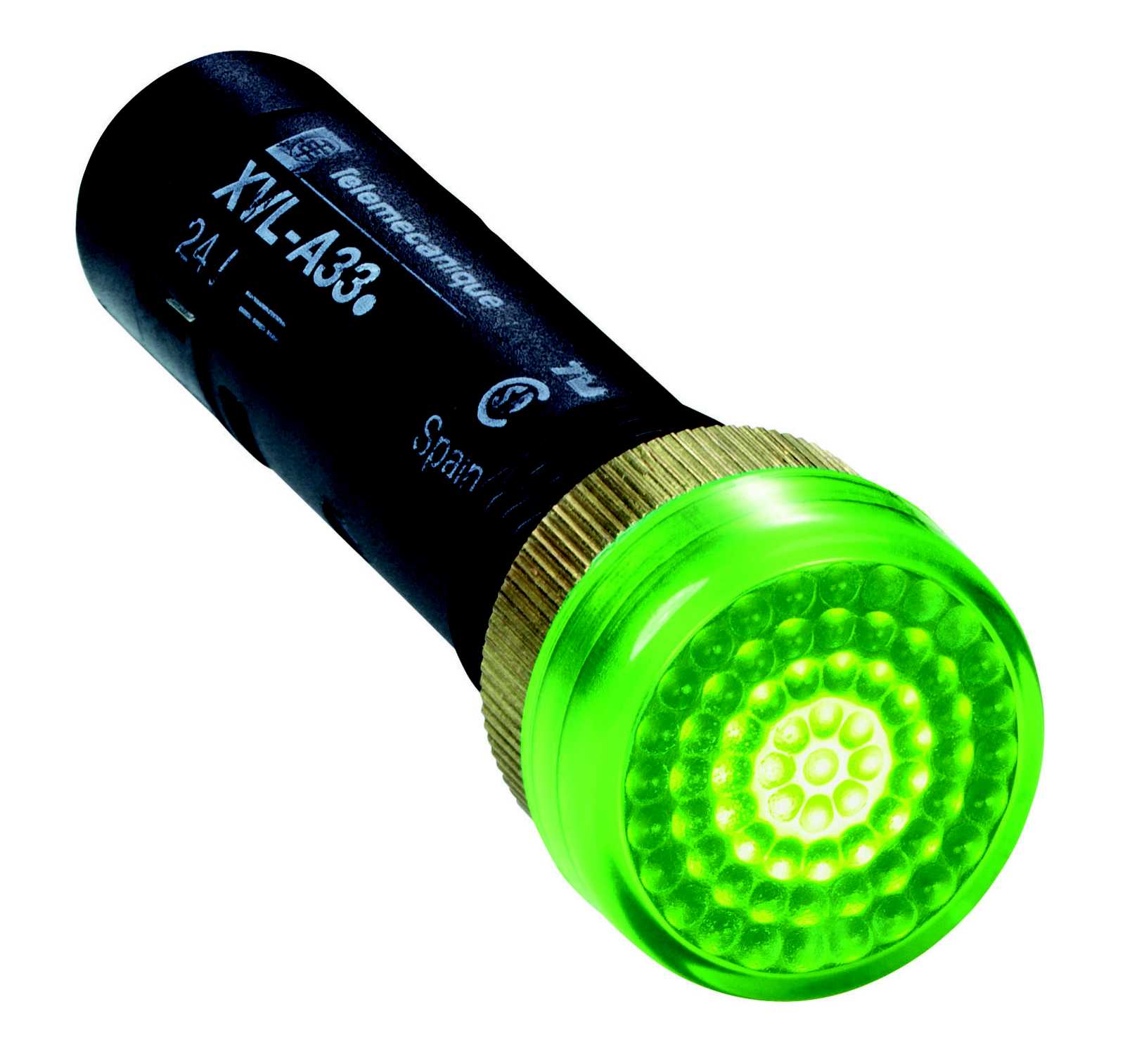 Telemecanique - Diodelampe 12mm 24v grønn