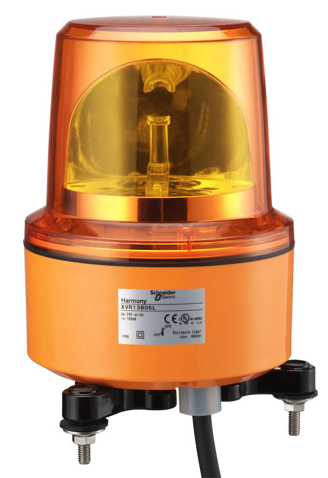 Schneider Electric - XVR13B05L Rot lys 130mm IP66 24V or LED