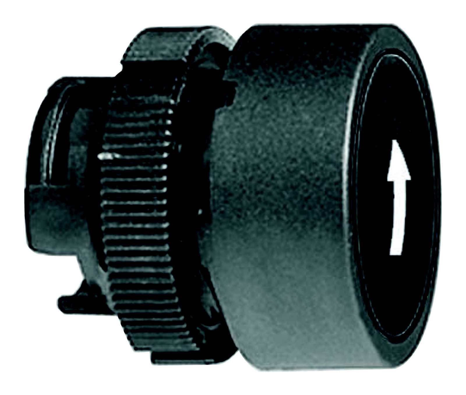 Schneider Electric - Trykknapphode sort (hvit pil)