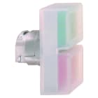 Schneider Electric - Dobbeltrykknapp grønn/rød IP66 FOR TYPE XB4-B,METALL Ø22 MM